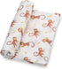 Swaddle Blanket | 100% Muslin Cotton | Gender Neutral Newborn and Baby Nursery Essentials for Girls and Boys, Registry | Monkey Print...