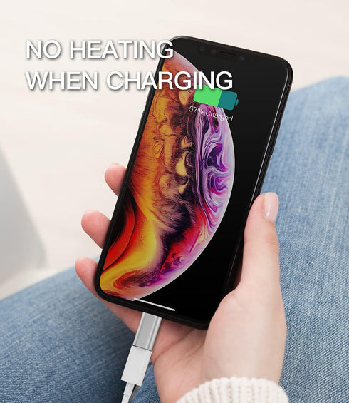 Micro USB to Lightning Adapter?3 Pack?Fast Charging Data Transmission Converter Micro USB Female Cable to Lightning Male Connector Compatible for ...