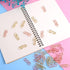 60Pcs Love Shape Paper Clips Rose Gold Heart Paper Clips Love Gold Paperclips Funny Cute Paperclips Metal Paper Clips Love Heart Shapes Bookmarks ...