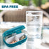 Pill Organizer Box - 4 Compartment Travel Medication Carry Case - A Daily Pill Box Vitamin Organizer Box for Your Pocket or Purse...