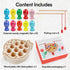 Magnetic Wooden Toys Fishing Game,Toddler Magnetic Fishing Toys Wood Puzzle Montessori Preschool Educational Activities Learning Hand-Eye Coordina...