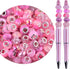 Large Hole Beads for Bracelet Jewelry Making Bulk,100pcs 15mm European Beads for Pens,Spacer Charm Lampwork Murano Glass Crystal Beads for Crafts ...