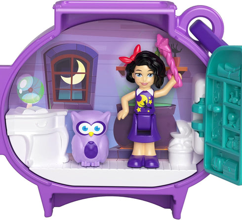 Polly Pocket Pet Connects Compact - Owl, Small...