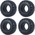 MOHERO 1.0 Crawler Tires Soft Rubber Wheel Tires 4PCS for 1/24 Axial SCX24 90081 AXI00001 AXI00002 AXI00005 AXI00006 RC Crawler Car (54mm)...