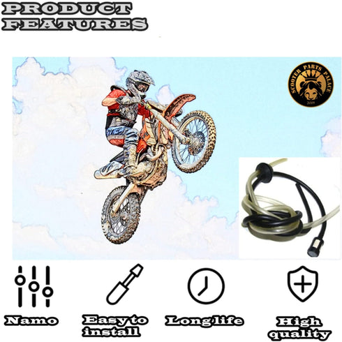Gas Lines Fuel Hose Compatible with X1 X2 X7 X8 Cat Eye Zooma TY ROD G-Scooter 49cc-35 Inch Long Version...