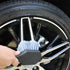 Car Wheel Brush Tire Brush Wheel Cleaner Brush for Car Rim, Soft Bristle Cleaning Brush Car Wash Brush Clean Tires & Wheel Releases Dirt and Road ...