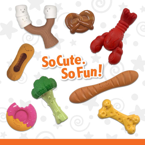 Nylabone Power Chew Pretzel Dog Chew Toy - Fun & Cute Dog Toys for Aggressive Chewers, Durable Dog Toys, Bacon & Peanut Butter Flavor, X-Large/Sou...