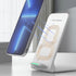 Wireless Charging Stand Wrotgt 15w Wireless Phone Charger Compatible with Qi Charger Wireless iPhone Charger Stand,Phone Charger Stand for iPhone,...