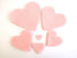 Playfully Ever After 1 to 6 inch Multi-Size Pack 24pc Felt Hearts (Light Pink)...
