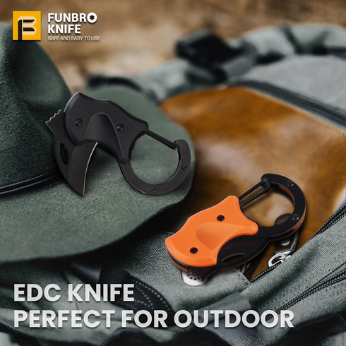 Small Pocket Knife for Men, Self Defense Keychain Box Cutter with 1.34inch Stainless Steel Blade, Mini Folding Knives EDC Gadgets for Everyday Car...