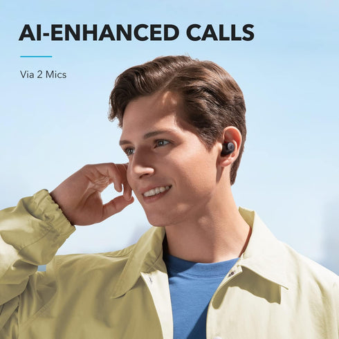 Soundcore by Anker A20i True Wireless Earbuds, Bluetooth 5.3, App, Customized Sound, 28H Long Playtime, Water-Resistant, 2 Mics for AI Clear Calls...
