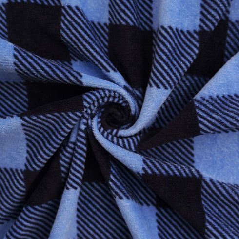 Super Soft and Stretchy Changing Pad Cover 2pk by BlueSnail (Navy buffola Plaid)...