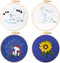 FMTYAOIU Embroidery Kits for Beginners 4 Sets, Cross Stitch with Stamped Patterns and Instructions, Needlepoint Funny Hobby Kits with Embroidery H...