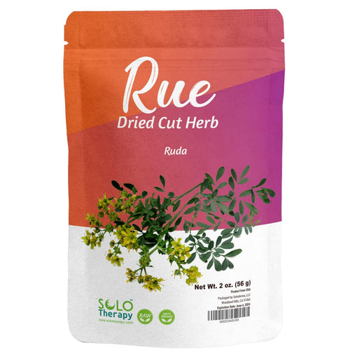 Rue Herb 2 oz. , Rue Dried Cut Herb, Ruta Graveolens L., RUDA Seca ,Rue Tea , Ruda Rue Incense , Resealable Bag , Product From USA (2 oz.)...