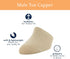 Peds womens Mule Toe Capper No Show Socks, 6-pairs...