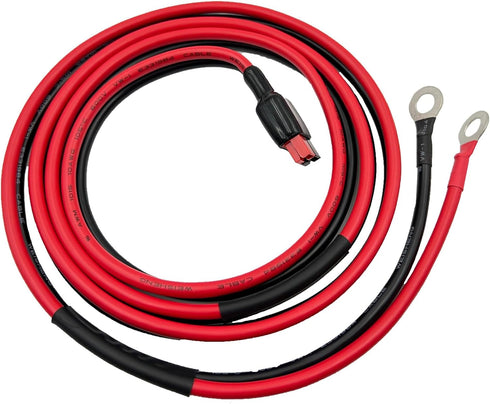 Solar 45A Connecter to O Ring Cable 10AWG Compatible with Anderson Connector to O Ring for Portable Solar Generators,Battery Charge Solar Charge 5...