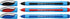Schneider Slider Memo XB (Extra Broad) Ballpoint Pen, 1.4 mm, Light Blue Barrel, Assorted Ink Colors, Pack of 3 Pens: Black, Red, Blue (150293)...