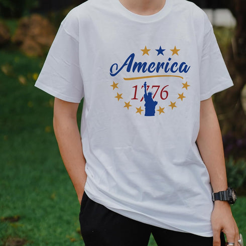 12pcs Independence Day Welcome Stencil for Painting on Wood 4th of July Half Round Stencils 12inch Free Combination America Flag Freedom Star Sten...