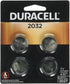 Duracell Lithium 2032 3 volt Security and Electronic Battery 4 pk...