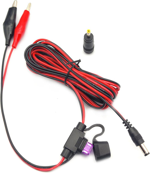 10.1FT/3.07M DC External Power Cable Battery Connect Cord for Power Source External Rechargerable Battery Solar Panel Bank Universal Wildlife Trai...
