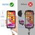 OUTXE Phone Lanyard - 4× Pads, 1× Adjustable Neck Strap, 1× Wrist Strap, Nylon Phone Lanyard Compatible with All Smartphone...