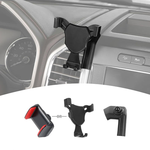 for F150 Dash Phone Mount Holder, Dashboard 360° Mobile Cell Phone Holder for Frod F150 2015 2016 2017 2018 2019 2020 Black...