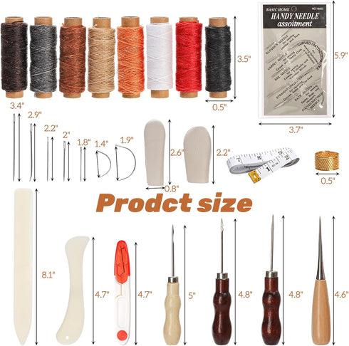 ZOOFOX 34 Pieces Bookbinding Kits, Hand Bookbinding Tools for Beginners, Bookbinding Kit Starter Tools Set for DIY Bookbinding Crafts and Sewing S...