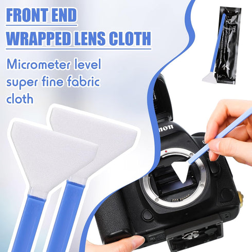 45 Packs Digital Camera Sensor Cleaning Swabs 25 mm Sensor Cleaning Kit Full Frame Sensor Cleaner for Full Frame Sensors, No Liquid Cleaner......