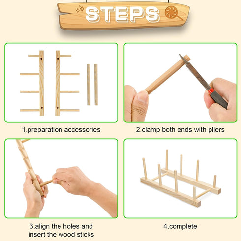 Puzzle Display Stand, 3 Cells Wooden Puzzle Storage Rack Jigsaw Puzzle Holder Rack Puzzle Organizer Shelf Puzzle Rack Organizer Accessories for Pu...