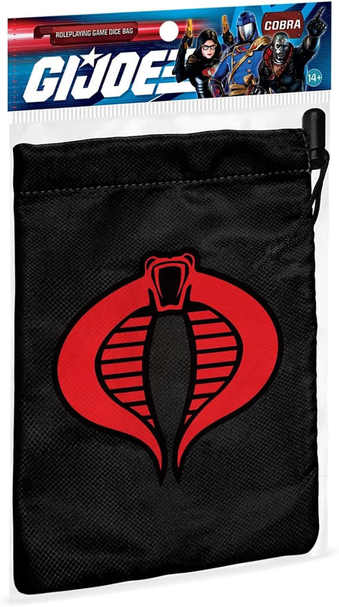 Renegade Game Studios G.I. Joe Roleplaying Game: Cobra Dice Bag - RPG Accessory, Dice Holder, Drawstring Closure...