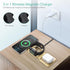 ORIA Wireless Charger Station, 3 in 1 Foldable Wireless Charging Pad, 15W Fast Wireless Charger with Type-C Charging for iOS Phone 11/12/13/14/Pro...