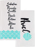 Disney The Little Mermaid Princess Ariel Themed Kitchen Towel Set...