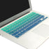 Batianda Ombre Color Keyboard Cover for MacBook Pro 13 inch Model A1708 (No Touch Bar) 2017 & 2016 Release & MacBook 12 inch A1534 Silicone Protec...