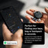 Chipolo ONE Spot (2021) - Key Finder, Bluetooth Tracker for Keys, Bag - Works with The Apple Find My app (only for iOS) (Almost Black)...