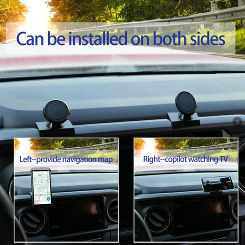 CHEAYAR Car Phone Holder,Car Phone Mount,Magnetic Phone Mount Dash Clip Black for Toyota Tacoma 2015 2016 2017 2018 2019 2020 Compatible with IPAD...