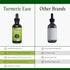 Go Nutrients Turmeric Ease - Organic Turmeric Supplement with Curcumin, Ginger & Black Pepper – Liquid Drops Extract Tincture for Quick Absorption...