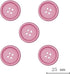 Libiline 100pcs Resin Button Solid Color 4Holes Craft Clothe Sewing Card Making Sweater Shirt (Multi-Color, 1"(25mm))...