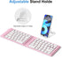 OMOTON Foldable Bluetooth Keyboard, Wireless Folding Keyboard, Multi-Device and Rechargeable, Portable Keyboard for iPhone, iPad, Android, Windows...