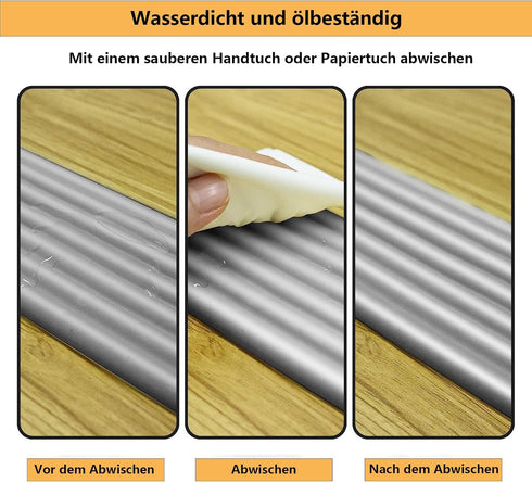 Baby Proofing 16.4ft Extra-Wide Edge Protectors for Baby with 3M Strong Adhesive Double Sided Tape, Sharp Edge & Corner Safety Guards Furniture Bu...