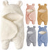 Baby Swaddle Blanket Boys Girls Cute Cotton Plush Receiving Blanket Soft Newborn Sleeping Wraps for Infant 0-6 Months...
