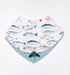 Baby Bib for Drooling and Teething - Highly Absorbent, Machine Washable, Durable, Soft Snap Closure, Pacifier Clip - Let's Go Fishing...