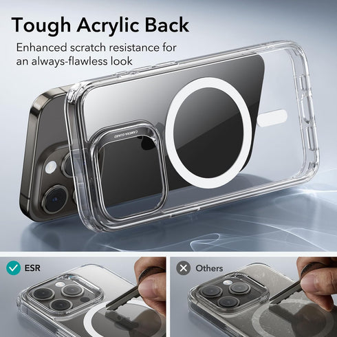 ESR for iPhone 15 Pro Max Case Set, 1 Tempered-Glass Screen Protector, 1 Set of Lens Protectors, Military-Grade Protection, Yellowing and Scratch ...