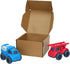 Zing Plantastic City Vehicles - Double Pack (Small Size) - Police Car and Ladder Truck - Made from 40% Wheat Straw Material – Pretend Play Toy for...