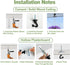 Ceiling Swag Hook Sets - Heavy Duty Hooks with Mounting Hardware for Hanging Plant, Ceiling or Extender Chains - Easy Install with Screws/Brackets...