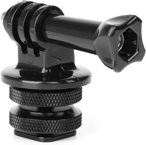 Anwenk Camera Hot Shoe Mount Adapter Compatible with GoPro Adapter Gopro Hero 7 6 5 4 Attaching on Gopro DSLR Camera or Ring Light Photography...