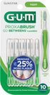 GUM-872H Sunstar Proxabrush Go-Betweens Cleaners Tight, 10 Count...