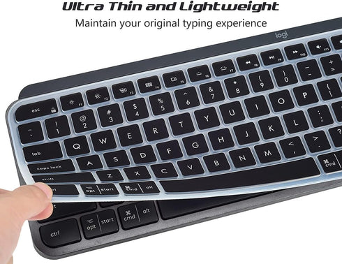 Silicone Keyboard Cover Skin for Logitech MX Keys/Craft Advanced Wireless Keyboard, Logitech MX Keys Accessories, Ultra Thin Keyboard Protector Sk...
