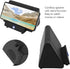 Phone Speaker,White Cell Phone Stand with Wireless Speaker and Anti Slip Base,Rechargeable Portable Holder Speaker for Home and Outdoors(Black)...