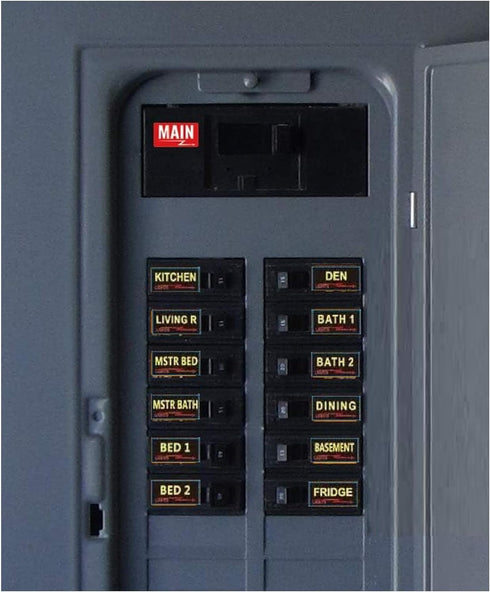 129 Circuit Breaker Labels - Fuse Box Stickers - Circuit Breaker Stickers - Circuit Breaker Box Labels - Fuse Box Labels - Circuit Breakers Label ...