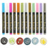 Wax Seal Stamp Marker Kit, 12PCS Metallic Marker Pen for Wax Stickers-Wax Seal Marker with Bullet Tips for Wax Seals,Rocks,Cremics,Easter Egg, Wed...
